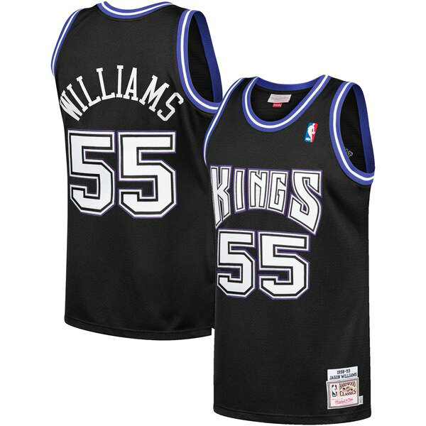 Maillot nba Sacramento Kings 1998-1999 Homme Jason Williams 22 Noir